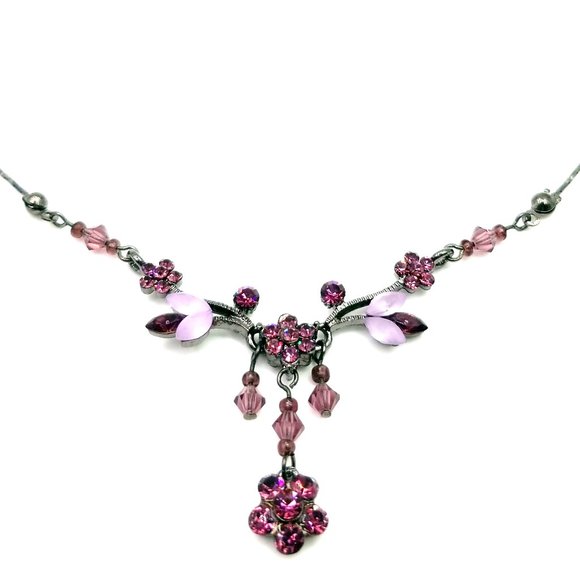 Vintage Crystal Beaded Necklace. - Picture 3 of 5